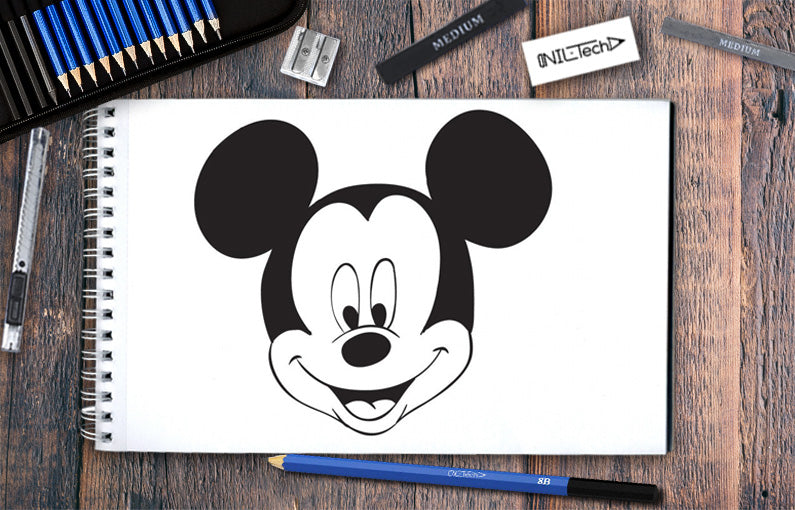 How To Draw Mickey Mouse, Step by Step, Drawing Guide, by Myalfie1211 -  DragoArt